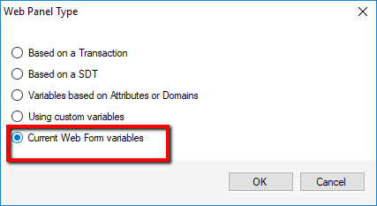 Create Instance from variables defined on the Web Form - SDT 03
